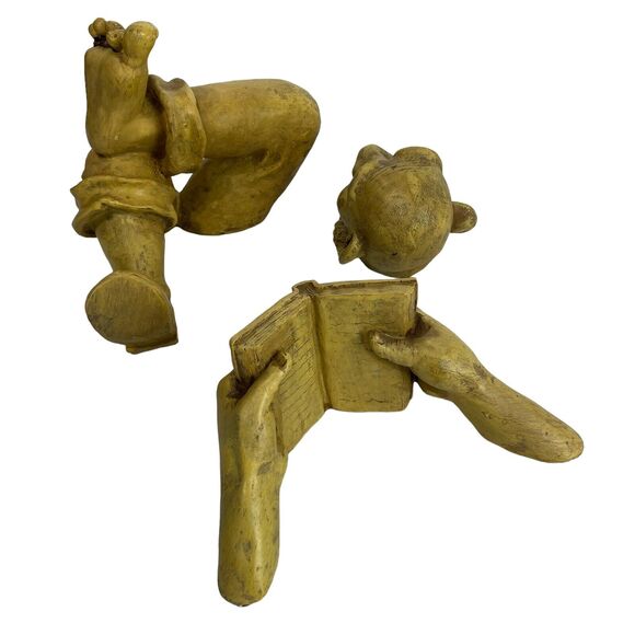 st francis reading bible garden statue yard lawn art 3 piece - Picture 6 of 7